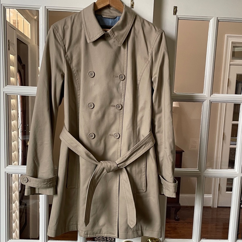 Coach Tan Trench Coat